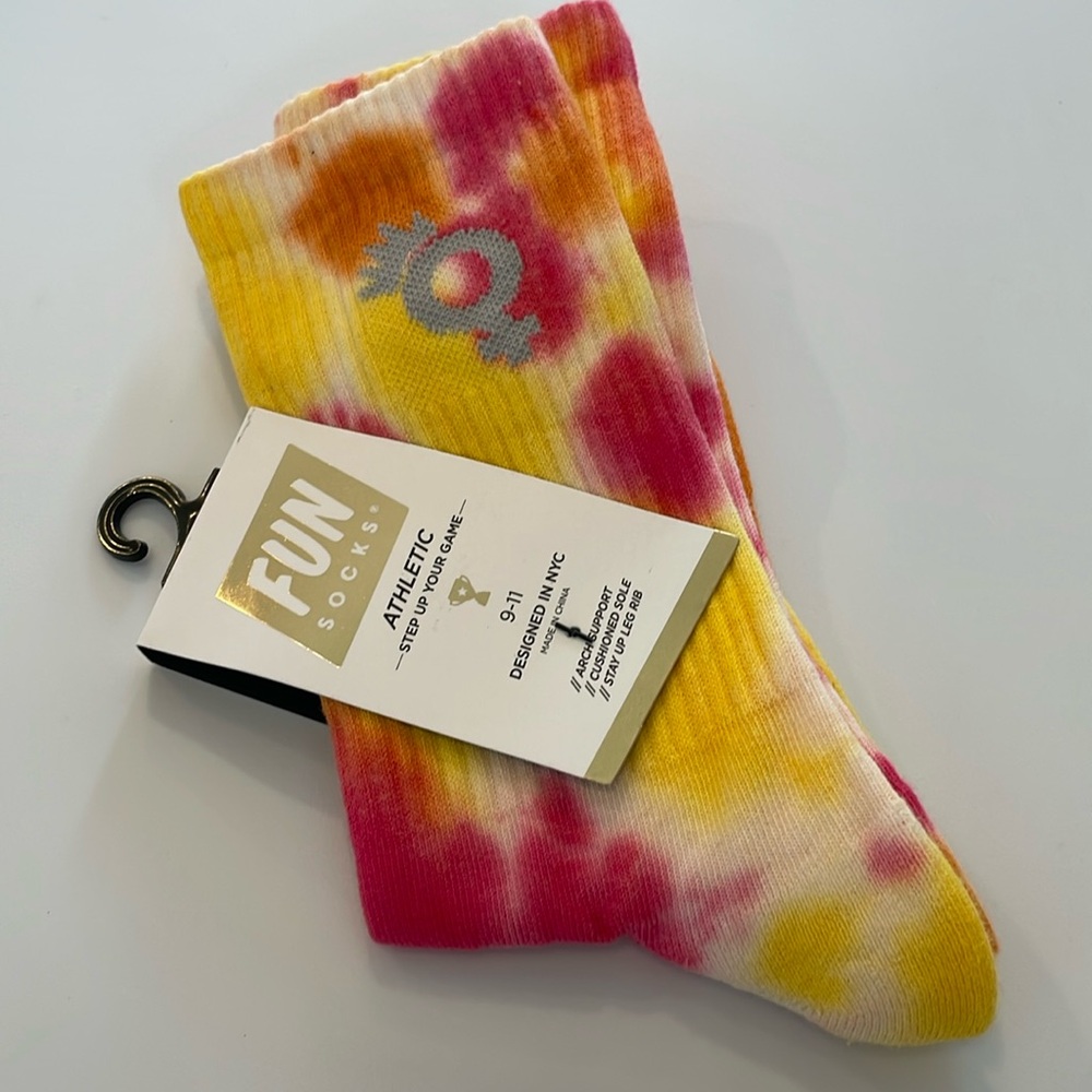 Women’s Tie Dye Athletic Socks Fun Socks Brand